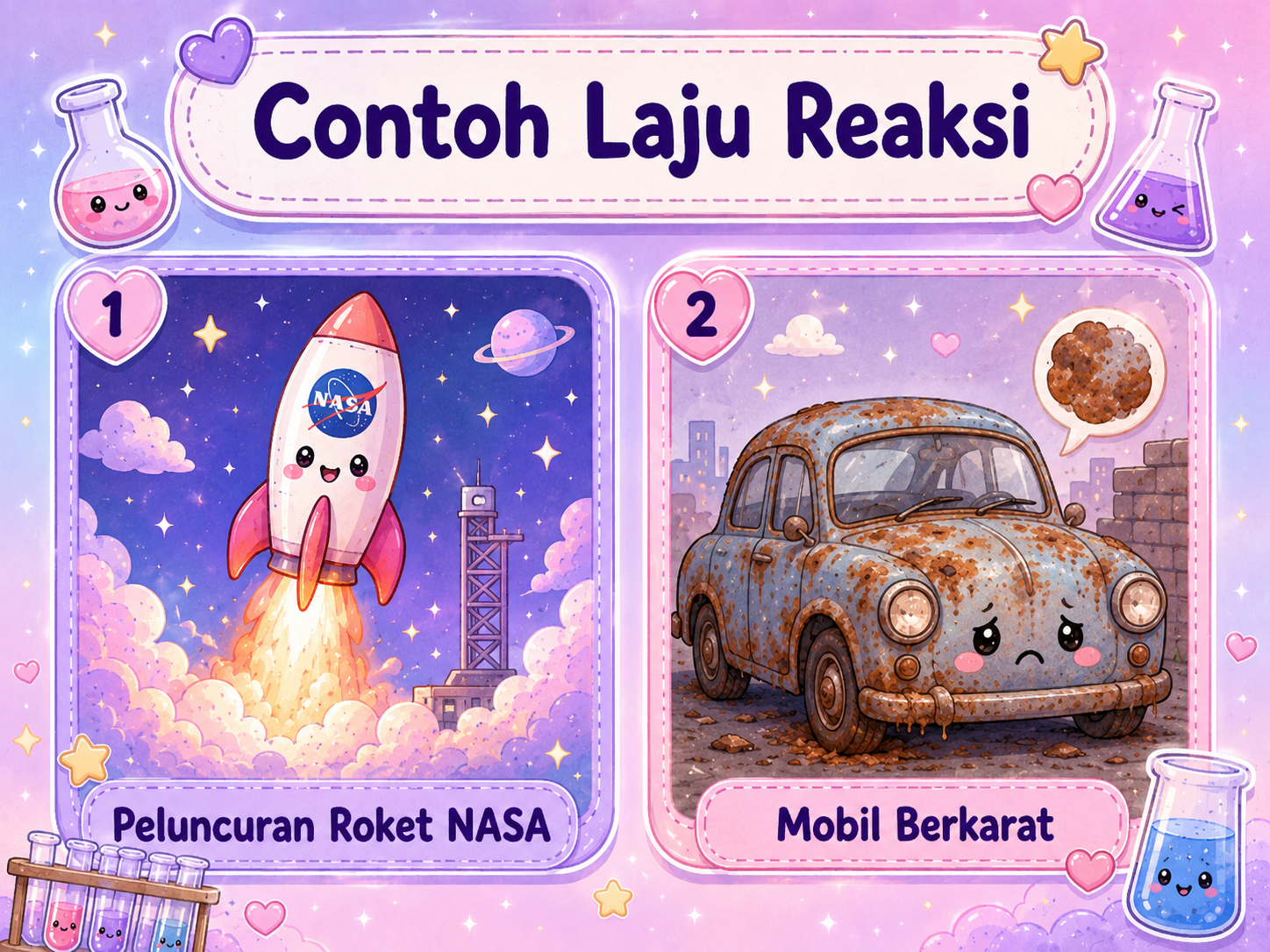 Faktor-faktor yang memengaruhi Laju Reaksi